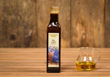 Linseed oil should be stored in a dark glass container. 