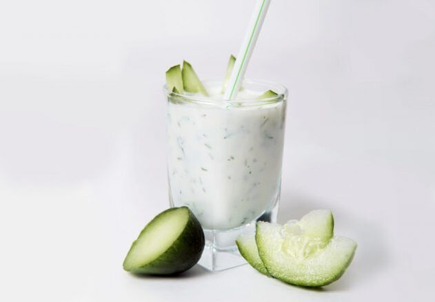 Cucumber-kefir diet