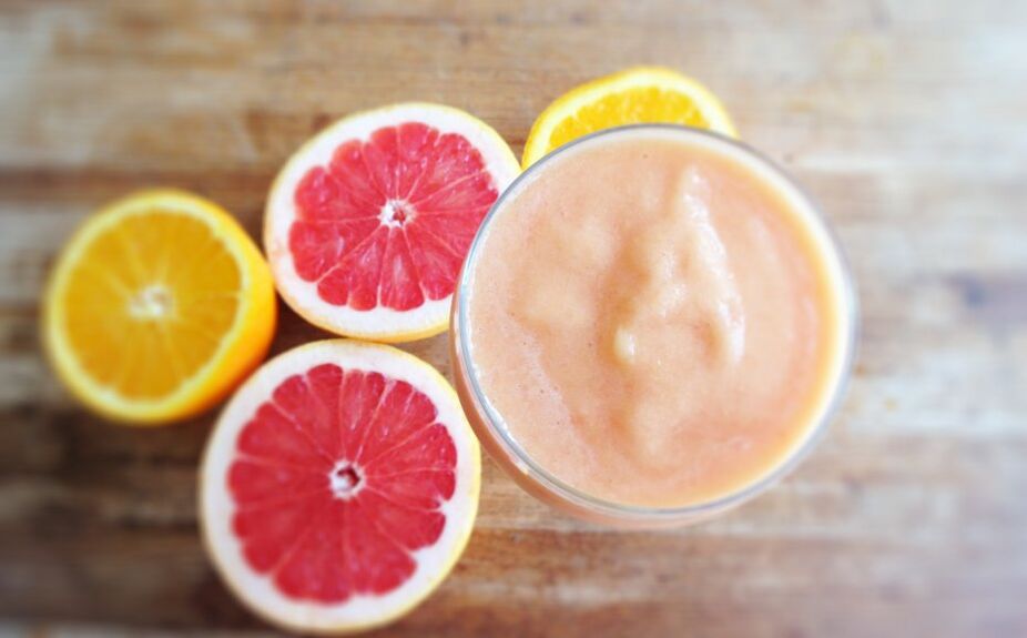 grapefruit and orange smoothie to lose weight