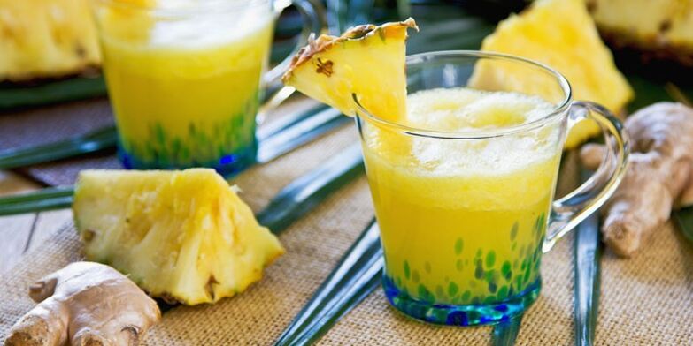 pineapple smoothie to lose weight